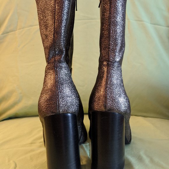 Metallic Boots by Design lab, size 8 NEW - Picture 4 of 4